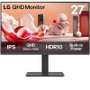 LG 27BA45QB-B Monitor QHD IPS de 27 pulgadas, Negro